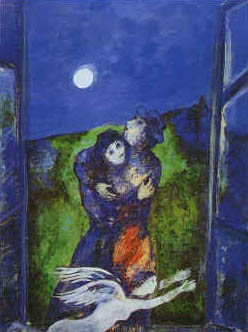 Lovers in the Moonlight © Marc Chagall
